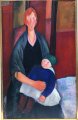 Amedeo Modigliani, Donna con bambino seduta o Maternità