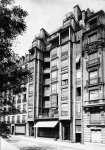 Edificio abitativo, 25 bis, rue Franklin, Paris 16e (1903), facciata su rue Franklin