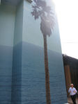 Baldessari Ocean and Skywith Two Palm Trees
