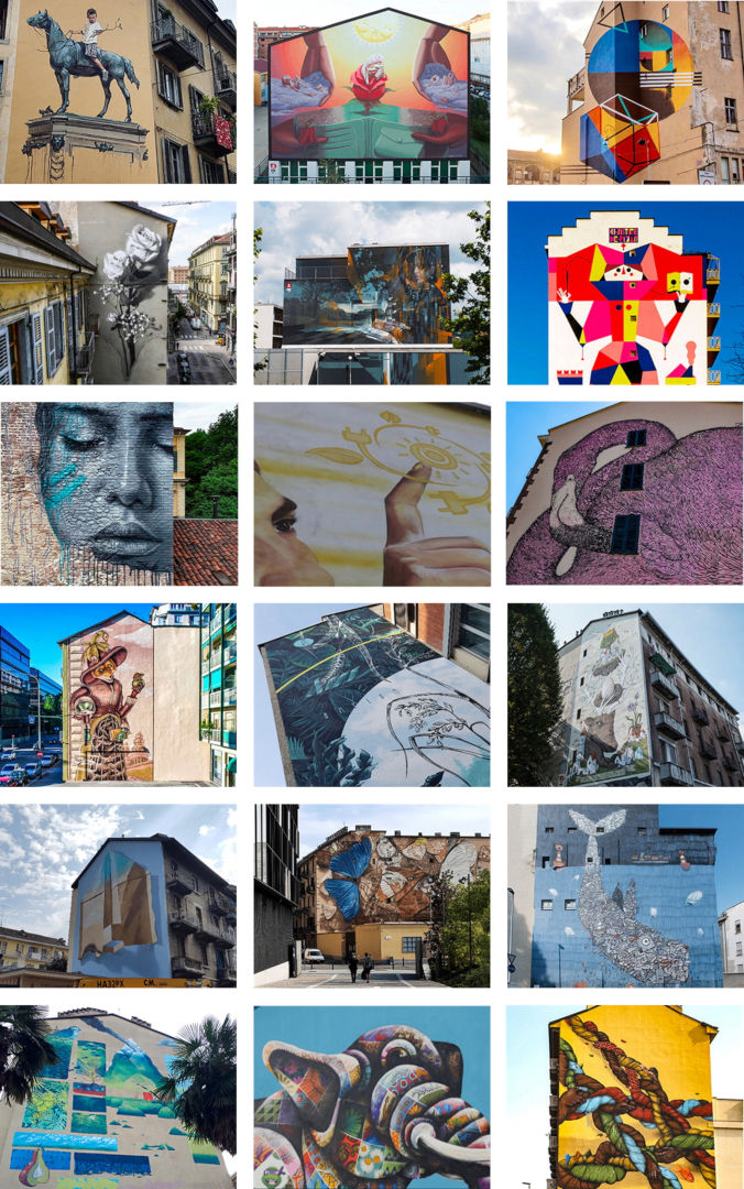 Fig. 30 - TOward 2030, diciotto opere di street art, Torino, 2018