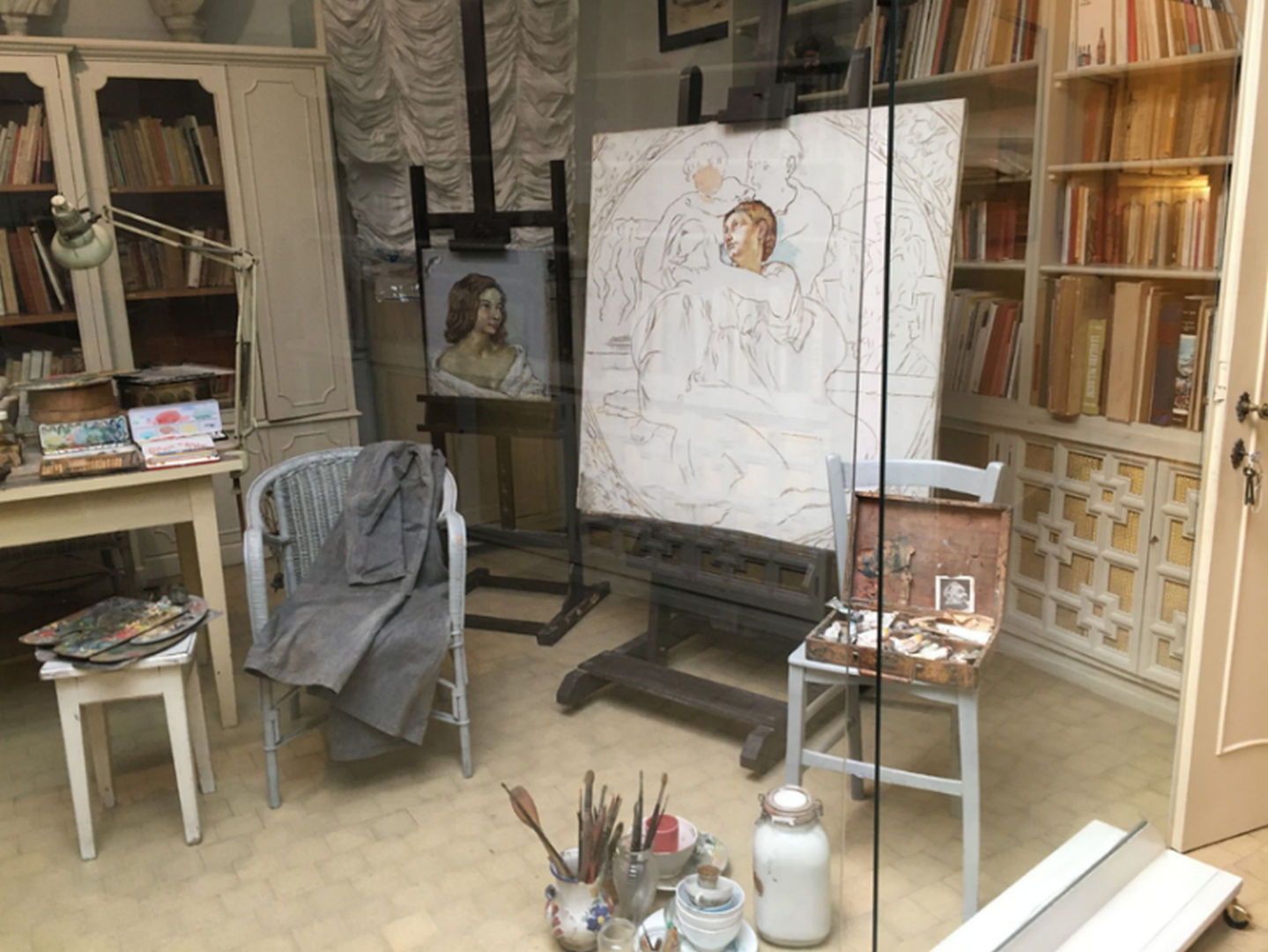 Fig. 1 - Atelier, Casa-museo di Giorgio de Chirico