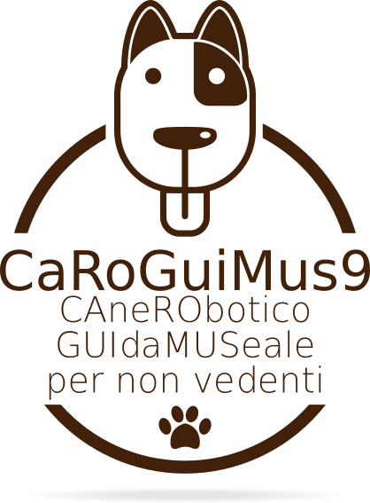 Caroguimus9 - Cane Robotico Guida Museale per Bambini e Adulti non Vedenti
